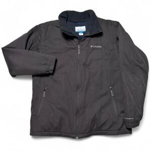 Columbia Sportswear Omni Shield Soft Shell Nylon Fleece Lined Jacket Large